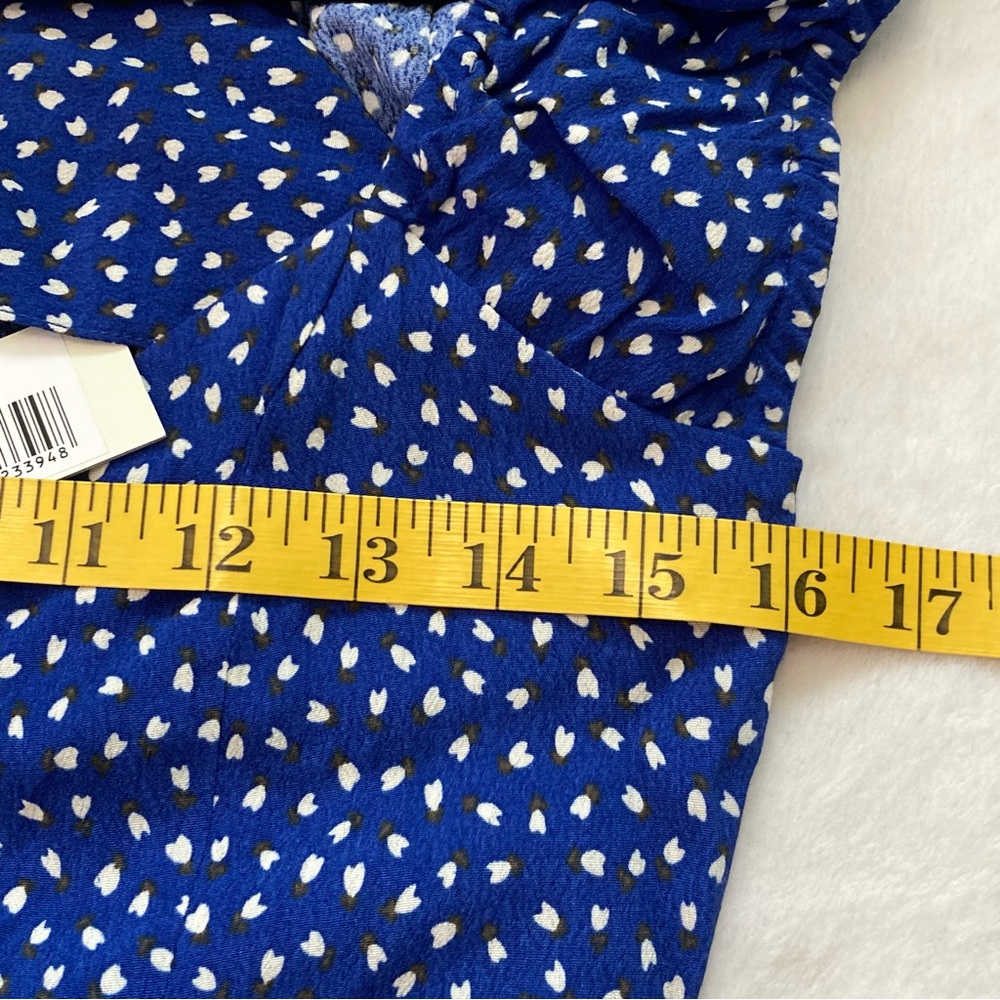 New Rolla’s Erin Mini Tulips Button Front Short Sleeves Fit Flare Dress - Picture 10 of 13